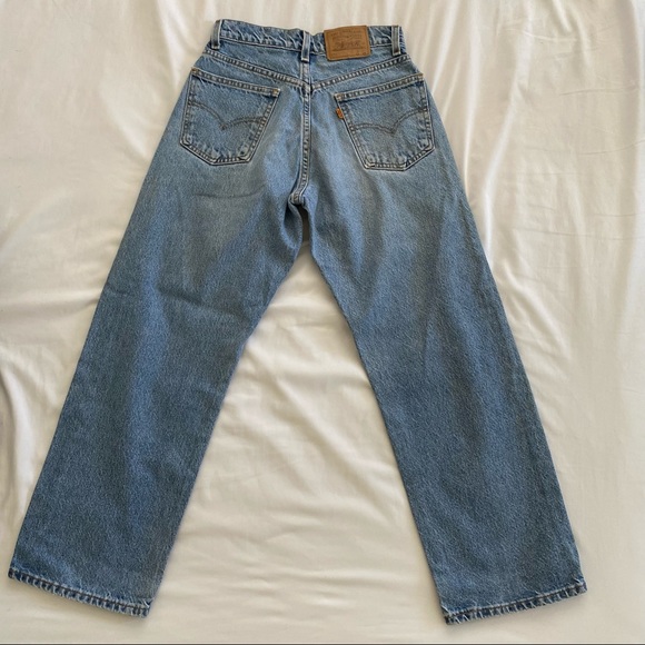 vintage wide leg levis 565 - Picture 2 of 9